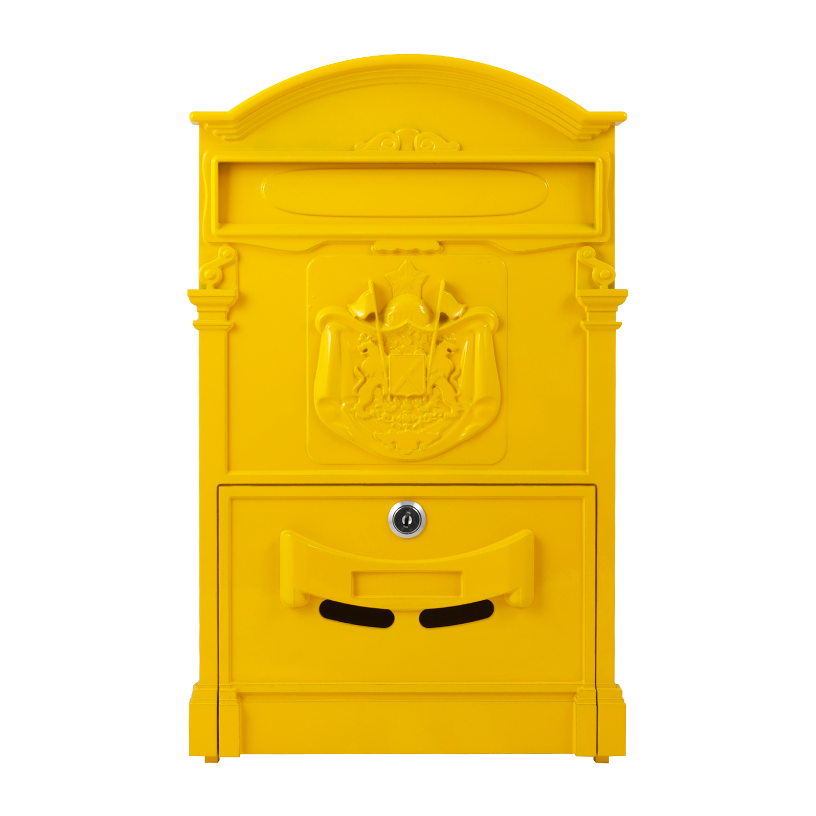 Ящик почтовый АЛЛЮР №4010 желтый (5)