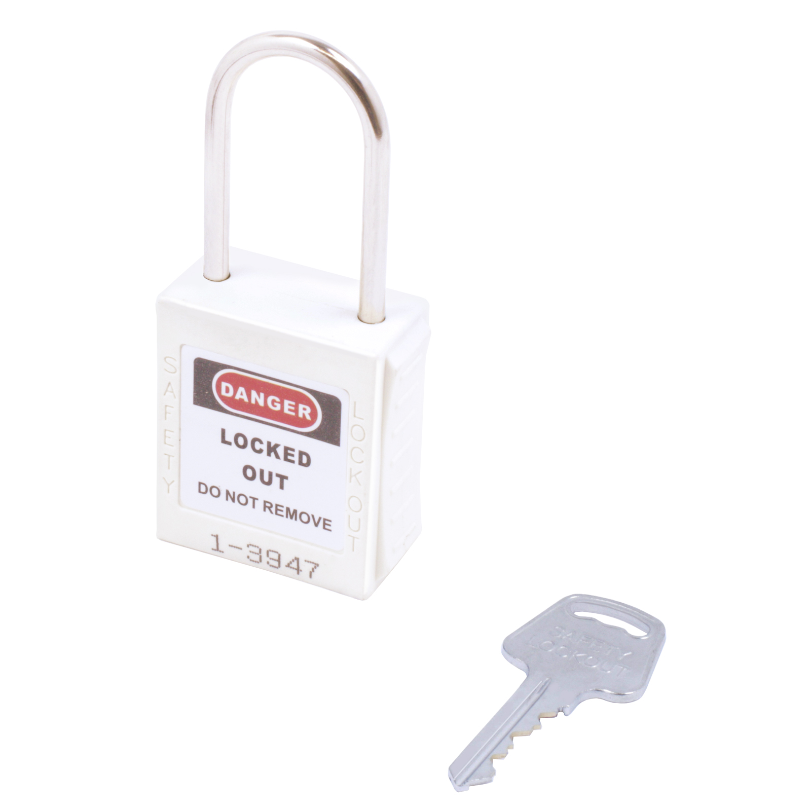 BD-G76S White замок навесной 