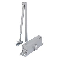 БУЛАТ Доводчик дверной ULTIMATE (УЛЬТИМЕЙТ) ДД-150 A-S (80-160 кг) серебро, морозостойкий(10)