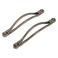 StahlBuro C2510-128 2шт., AS состаренное серебро. Ручка-скоба мебельная (10, 100) StahlBuro C2510-128 2шт., AS состаренное серебро. Ручка-скоба мебельная (10, 100)