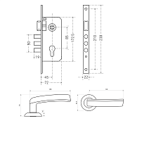 АЛЛЮР АРТ ЗВ4-85А.1160 ВЕРНЕР PB золото Замок врезной с/руч (10) АЛЛЮР АРТ ЗВ4-85А.1160 ВЕРНЕР PB золото Замок врезной с/руч (10)