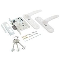 Птимаш ЗВ9-4.03 белый  Замок врезной с/руч (10)