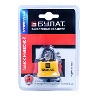 БУЛАТ ВС 0330 всепогодный 5кл. d=5мм Замок навесной (48,6) БУЛАТ ВС 0330 всепогодный 5кл. d=5мм Замок навесной (48,6)