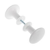 Кунгур РК1-7 пластик Бел. Ручка-кнопка (25,5!!!) 