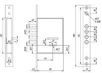 Балашиха ЗВ8 190.0.0 5кл б/о Замок врезной б/руч (20) Балашиха ЗВ8 190.0.0 5кл б/о Замок врезной б/руч (20)