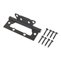 СТАНДАРТ 100х63х2мм 2BB BL мат.черный Петля накладная без врезки 1 шт. (100,20) СТАНДАРТ 100х63х2мм 2BB BL мат.черный Петля накладная без врезки 1 шт. (100,20)