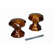 Й-Ола граненая Мокко Ручка-кнопка (24) Й-Ола граненая Мокко Ручка-кнопка (24)