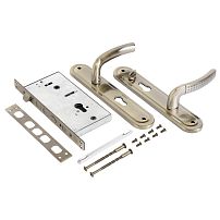 БУЛАТ  ЗВ 4-4B.60.80.01.01-R АЛЬФА бронза без ц/м (ЗВ4-0526R) Замок врезной с/руч (10)