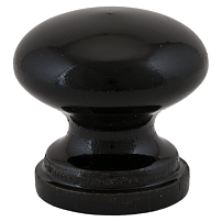 Алапаевск мини черная Ручка-кнопка меб. (10!!!)