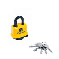 БУЛАТ ВС 0330 всепогодный 5кл. d=5мм Замок навесной (48,6) БУЛАТ ВС 0330 всепогодный 5кл. d=5мм Замок навесной (48,6)