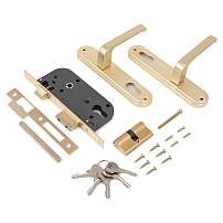 Апекс 1226/60-СR  хром  м/о 70 Замок врезной с/ручками (16)