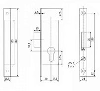 Гардиан PROFI 30.01.24 б/о без ц/м Замок врезной б/руч (24) Гардиан PROFI 30.01.24 б/о без ц/м Замок врезной б/руч (24)