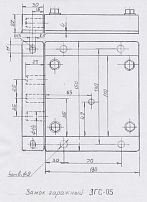 РостовНаДону ЗГС-05 левый латунный ключ Замок гаражный тяж (10) РостовНаДону ЗГС-05 левый латунный ключ Замок гаражный тяж (10)