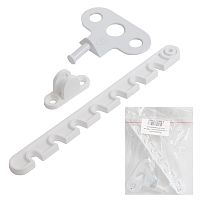 Ограничитель открывания окна L-165 мм белый Упакованный (50)