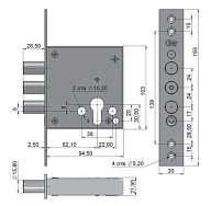 Крит ЗВЦ-А1-Хп б/о, без ЦМ арт.03004 Замок врезной (10) Крит ЗВЦ-А1-Хп б/о, без ЦМ арт.03004 Замок врезной (10)