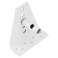 Кронштейн для крепления без сварки доводчика белый. Doorstop Кронштейн для крепления без сварки доводчика белый. Doorstop