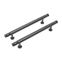 StahlBuro AP2311-128 2шт., BL матовый черный. Ручка-скоба мебельная (15, 150) StahlBuro AP2311-128 2шт., BL матовый черный. Ручка-скоба мебельная (15, 150)