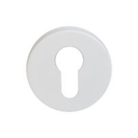 Накладка для ц/м СТАНДАРТ 0200 WHITE БЕЛАЯ INOX нержавеющая сталь (100,5)