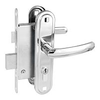 СТАНДАРТ Россия ЗВ4-7.02С цвет хром Замок врезной с/руч (10) СТАНДАРТ Россия ЗВ4-7.02С цвет хром Замок врезной с/руч (10)