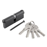 Стандарт MAX 90 (45х45) BL 5кл мат.черный перф.ключ/ключ Цилиндровый механизм (60,10)