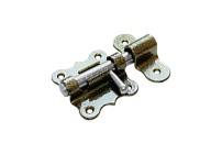 Засов Домарт дверной фигурный ЗДФ- 60 бронза антик (10)