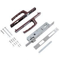 БУЛАТ ЗВ4-1.20.01.8017 коричневый БЕЗ МЦ Замок для КАЛИТКИ врезной с ручкой БУЛАТ ЗВ4-1.20.01.8017 коричневый БЕЗ МЦ Замок для КАЛИТКИ врезной с ручкой