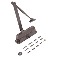 NOTEDO Доводчик дверной  DC-080 BROWN до 120 кг коричневый (10)