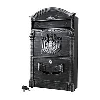 Ящик почтовый АЛЛЮР №4010В старое серебро (5)