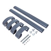 БУЛАТ РС-03.400.7024 сер.графит, регулируемая,  ручка скоба для аллюм. и ПВХ дверей,(АРД-03)(16)