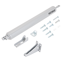 NOTEDO Доводчик дверной ПНЕВМАТИЧЕСКИЙ  GS-35 HO SILVER до 35  кг сереб. (20) 