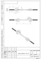 Крючок ветровой Кунгур КР-75/1 цинк (200,10!!!)