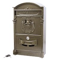 Ящик почтовый АЛЛЮР №4010 бронза (5) Ящик почтовый АЛЛЮР №4010 бронза (5)