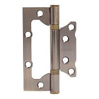 СТАНДАРТ 100х63х2мм 2BB AB ст.бронза Петля накладная без врезки 1 шт (100,20)