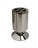 Soller опора мебельная 50*120 регулируемая аллюминий мат.хром (100) Soller опора мебельная 50*120 регулируемая аллюминий мат.хром (100)