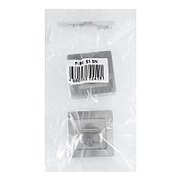 Сантехническая завертка к ручкам СТАНДАРТ P-BK-S1 SN мат.никель (100,5)