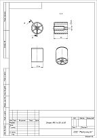 Опора мебельная № 6 Кунгур пластмасса (100,10!!!)