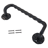 Белгород Витая гнутая 240 мм муар.черная Ручка-скоба (6) Белгород Витая гнутая 240 мм муар.черная Ручка-скоба (6)