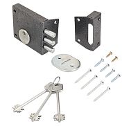 Д-град Зенит ЗН4-1 серебро Замок накладной  (20)