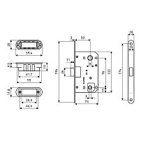 АЛЛЮР АРТ 5300-MC-WC W матовый белый с фиксатором МАГНИТНАЯ Защёлка (40) АЛЛЮР АРТ 5300-MC-WC W матовый белый с фиксатором МАГНИТНАЯ Защёлка (40)