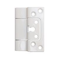 Киров Секрет ПНН 80 белый полимер Петля для финских дверей с притвором (40)