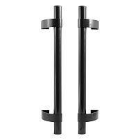 БУЛАТ РС-02.500.9005 черный, регулируемая, ручка скоба для алюм. и ПВХ дверей,(АРД-02)(16)