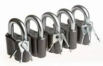 Чебоксары с одной секретностью комплект ВС2М1 (5 замка + 9 ключей) (6)