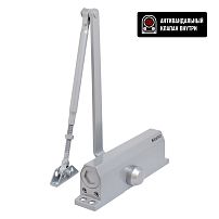 БУЛАТ Доводчик дверной ULTIMATE (УЛЬТИМЕЙТ) ДД-180 A-S (110-180 кг) серебро, морозостойкий(10)