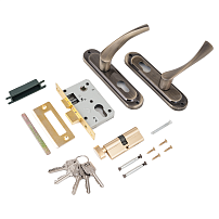 СТАНДАРТ 103/50B вертушка AB старая бронза  Замок врезной с/руч  (30)