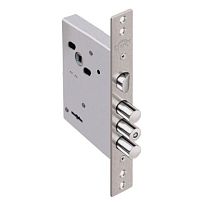 Эльбор  1.02.27.5.5 длин.кл ( 16 ключ) Лазурит б/о м/о 77  Замок врезной тяж (10)