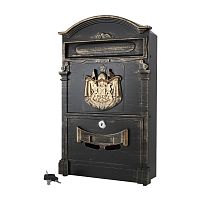 Ящик почтовый АЛЛЮР №4010В старая бронза (5)