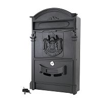 Ящик почтовый АЛЛЮР №4010 черный (5)