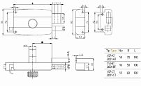KALE 157/CT 3кл с/вертушкой Замок накладной (20)