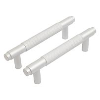 StahlBuro AP2309-96 2шт., W матовый белый хром. Ручка-скоба мебельная (20, 200) StahlBuro AP2309-96 2шт., W матовый белый хром. Ручка-скоба мебельная (20, 200)