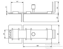 Засов Симеко ЗЩ 029 с проушиной (40)